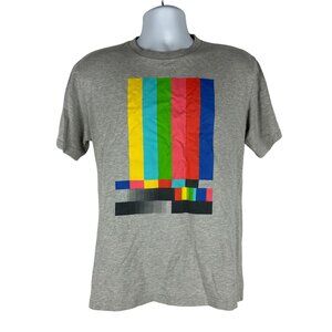 Original Use Boxy Fit Mens Graphic Tee Size S Cotton/Polyester Gray